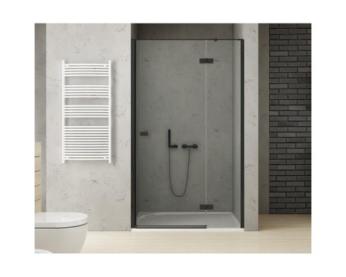 Дверь в нишу NEW TRENDY REFLEXA BLACK R 90x200 черный