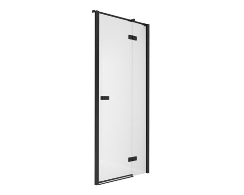 Дверь в нишу NEW TRENDY REFLEXA BLACK R 90x200 черный