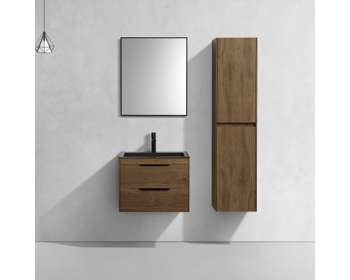 База под раковину Vincea Chiara 2D 600 подвесная 2 выкатных ящика Soft-close T.Oak