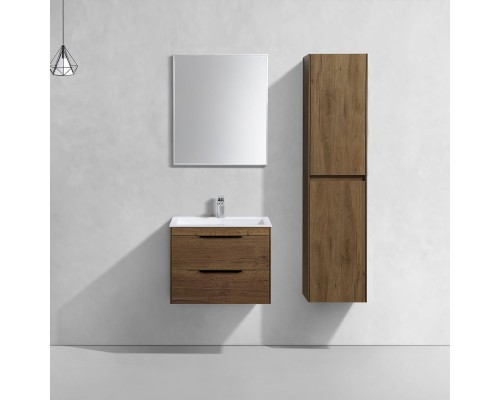 База под раковину Vincea Chiara 2D 600 подвесная 2 выкатных ящика Soft-close T.Oak