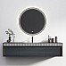 Тумба с раковиной Black&White U950.1600 матовый серый