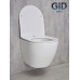Безободковый подвесной унитаз Gid Tr2198 61107y с прочной крышкой-микролифт из дюропласта