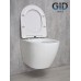 Безободковый подвесной унитаз Gid Tr2198 61107y с прочной крышкой-микролифт из дюропласта