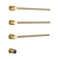 Полотенцесушитель электрический Wonzon&Woghand HAMBURG, Браш золото WW-AL313-BG