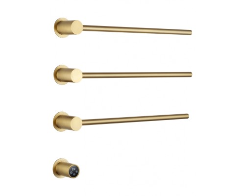 Полотенцесушитель электрический Wonzon&Woghand HAMBURG, Браш золото WW-AL313-BG