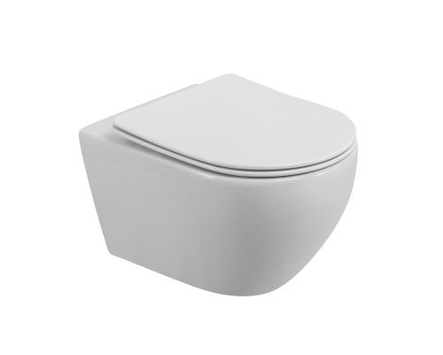 Унитаз Cezares Stream CZR-2426-TH-TOR/SC подвесной с сиденьем Микролифт