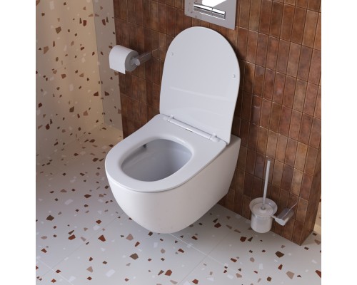 Унитаз Cezares Stream CZR-2426-TH-TOR/SC подвесной с сиденьем Микролифт