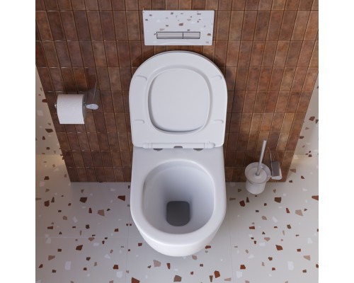 Унитаз Cezares Stream CZR-2426-TH-TOR/SC подвесной с сиденьем Микролифт