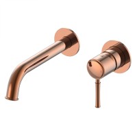 Смеситель для раковины встраиваемый Wonzon&Woghand TOR, Розовое золото WW-88869073-RG