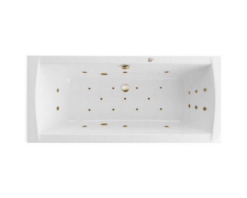 Ванна гидромассажная EXCELLENT Aquaria Lux Slim 180x80 ULTRA бронза