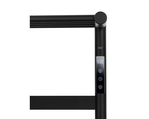 Полотенцесушитель электрический Wonzon&Woghand ESSEN, Черный матовый WW-A403-MB