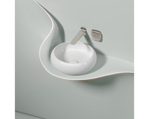 Чаша накладная круглая Ceramica Nova Element 36x36 Белый