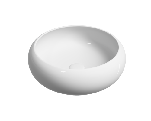 Чаша накладная круглая Ceramica Nova Element 36x36 Белый