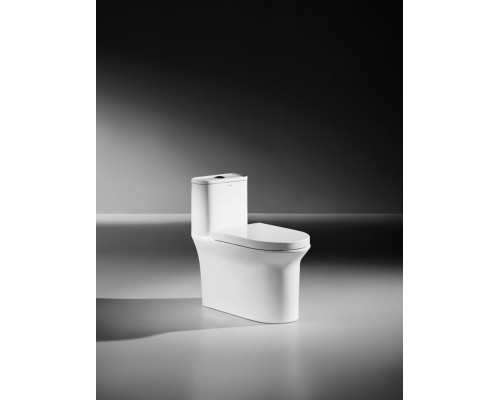 Сиденье с крышкой PP микролифт Arrow AB1118-A белый