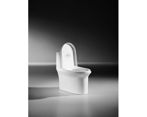 Сиденье с крышкой PP микролифт Arrow AB1118-A белый