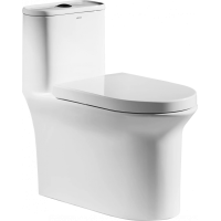 Сиденье с крышкой PP микролифт Arrow AB1118-A белый