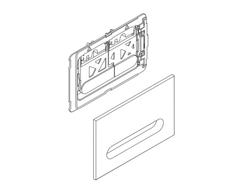 Клавиша смыва BelBagno Prospero BB004-PR-BIANCO Белая