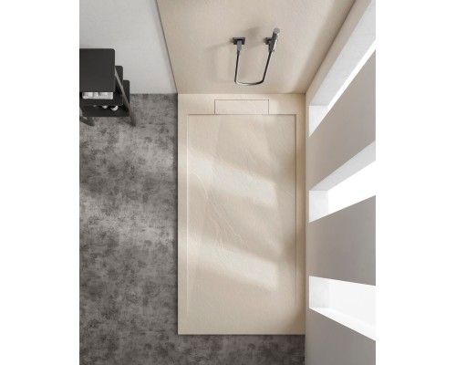 Поддон для душа из искусственного камня Vincea VST-4SRL9012C 900x1200x25 бежевый