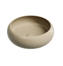Чаша накладная круглая Ceramica Nova Element 36x36 Капучино Матовый