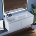 Тумба под раковину Uperwood Tanos 120 см, левая, белая
