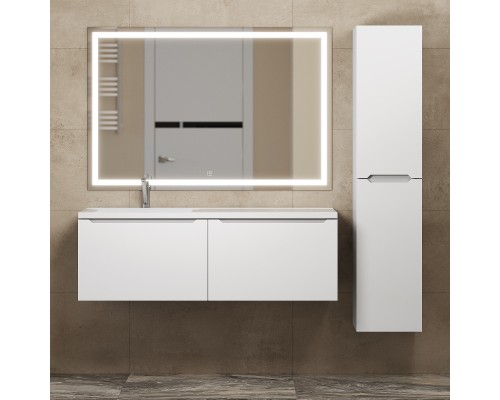 Тумба под раковину Uperwood Tanos 120 см, левая, белая