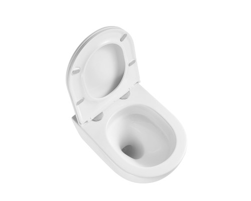 Унитаз подвесной Vincea Tornado Bien VT1-51T безободковый белый сиденье с микролифтом