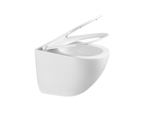 Унитаз подвесной Vincea Tornado Bien VT1-51T безободковый белый сиденье с микролифтом