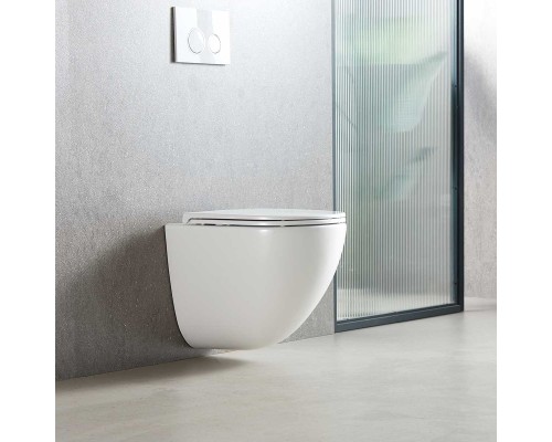 Унитаз подвесной Vincea Tornado Bien VT1-51T безободковый белый сиденье с микролифтом