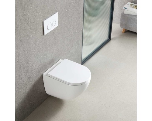 Унитаз подвесной Vincea Tornado Bien VT1-51T безободковый белый сиденье с микролифтом