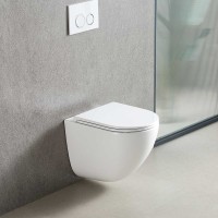 Унитаз подвесной Vincea Tornado Bien VT1-51T безободковый белый сиденье с микролифтом