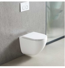 Унитаз подвесной Vincea Tornado Bien VT1-51T безободковый белый сиденье с микролифтом