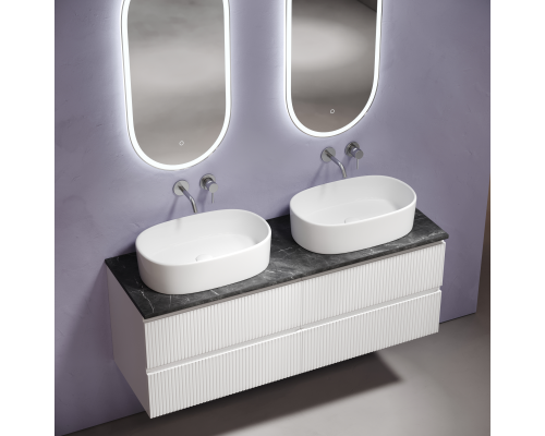 Столешница для ванной комнаты из керамогранита Sancos Black Sky 1400х460, TT140A1