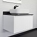 Тумба с раковиной Comforty Марсель-75 белый матовый со столешницей