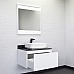 Тумба с раковиной Comforty Марсель-75 белый матовый со столешницей