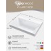 Раковина для ванной 60 см, Uperwood Classic New, белая глянцевая, с накладкой для слива