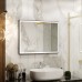 Зеркало Континент Frame 800x600 ЗЛП183 с подсветкой с сенсорным выключателем