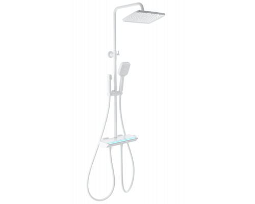 Душевая система с термостатом Wonzon&Woghand, Белый матовый