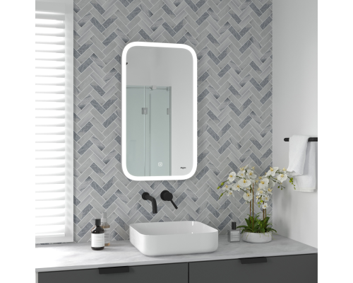 Зеркало Reflection Minimal с LED подсветкой, сенсором 40х70