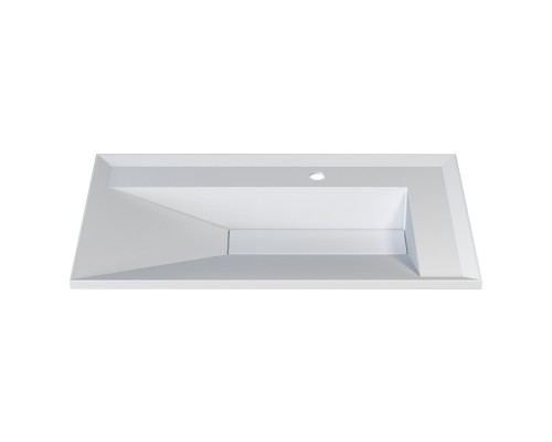 Тумба с раковиной подвесная Uperwood Lotus Premium 80х50х44 см, белая