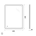 Зеркало BelBagno SPC-MAR-600-800-LED-TCH