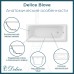Ванна чугунная Delice Biove 170х75 с ручками