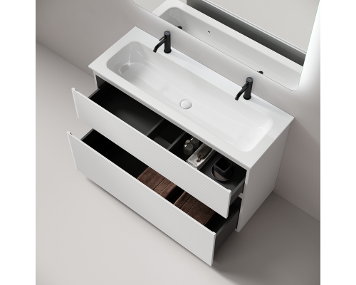 Тумба под раковину Напольная Sancos Folk Floor 119.5 FL120FW Bianco