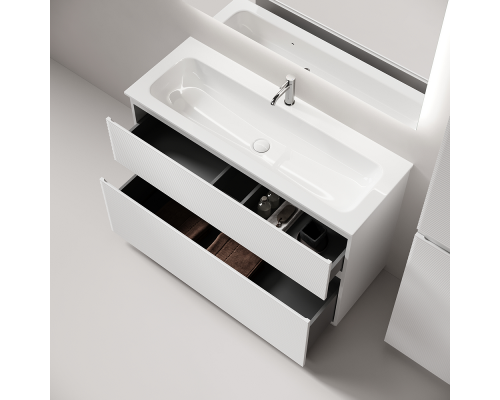 Тумба под раковину Напольная Sancos Folk Floor 119.5 FL120FW Bianco