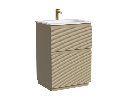 Тумба под раковину Напольная Sancos Folk Floor 59 FL60FCP Капучино