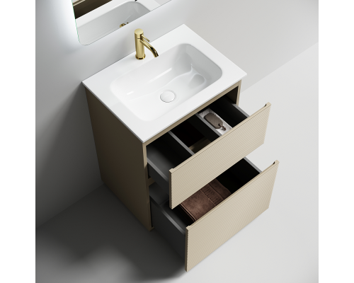 Тумба под раковину Напольная Sancos Folk Floor 59 FL60FCP Капучино