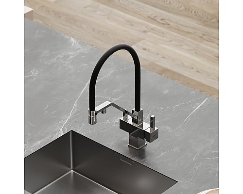 Смеситель для кухни SANCOS Loro SC4007CH с подключением фильтра для воды, хром Смеситель для кухни SANCOS Loro SC4007CH с подключением фильтра для воды, хром
