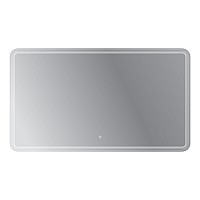 Зеркало Cezares Duet 140 CZR-SPC-DUET-1400-800-LED-TCH с подсветкой с лазерной гравировкой и сенсорным выключателем