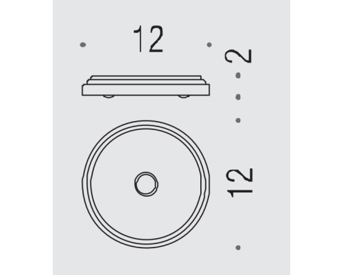 Мыльница настольная Colombo Hermitag цвет хром