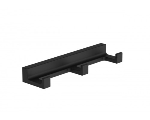 Вешалка с 3 крючками для ванной Wonzon&Woghand, Черный