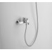 Настенный смеситель для ванны и душа Arrow AG3605 с выдвижной планкой хром